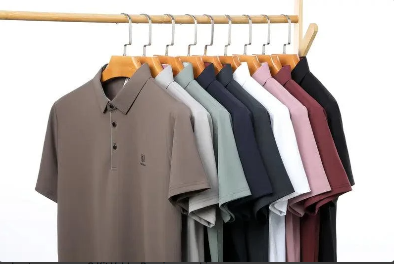 [Compra 5, paga solo 3] Kit de polo Valder Premium para hombre en seda morera, poliéster y elastano